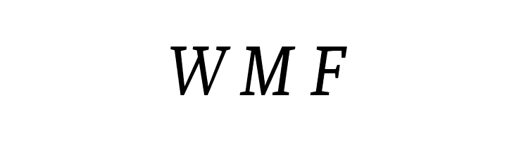 Faustina Italic  Free Fonts Download