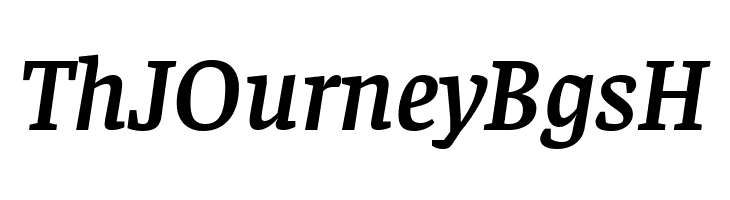 Faustina SemiBold Italic  Free Fonts Download