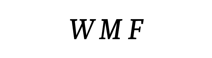 Faustina Medium Italic  Free Fonts Download