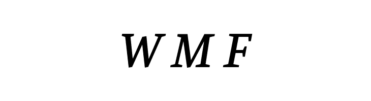 Manuale Medium Italic  Free Fonts Download