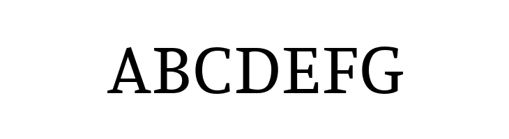 ABCDEFG Manuale Regular Font