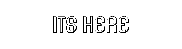 Lesser Concern Shadow  Free Fonts Download