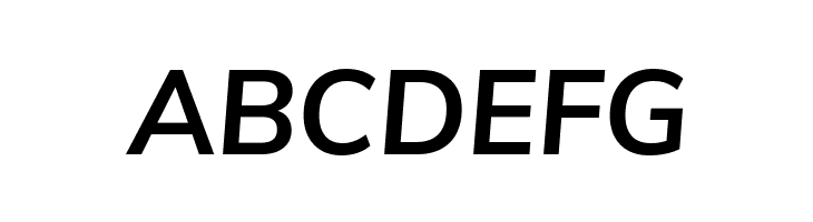 Nunito Sans Bold Italic  Free Fonts Download