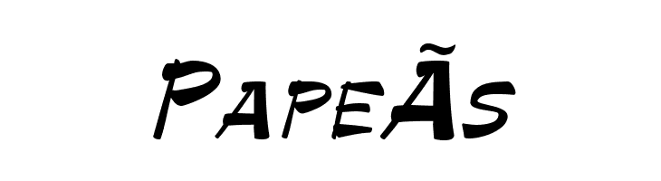 Pape%25C3%2583%25C2%25ADs Bruesh Font