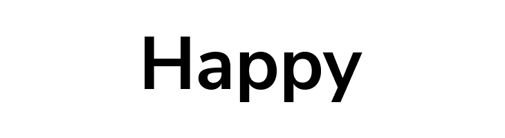 Happy Nunito Sans Bold Font