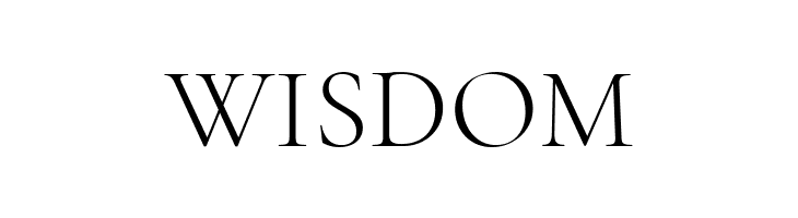 WISDOM Cormorant Garamond Light Font