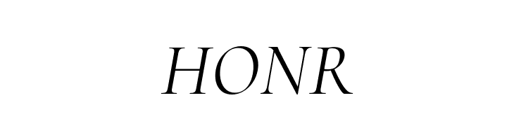 HONR Cormorant Garamond Italic Font