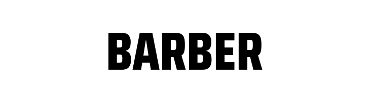 BARBER Saira Condensed ExtraBold Font