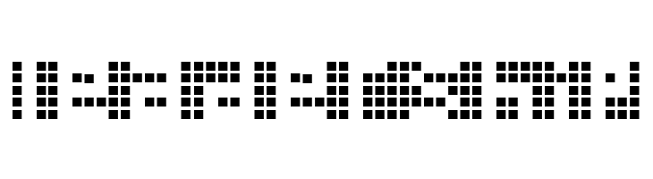 Pica Hole - MRST  Free Fonts Download