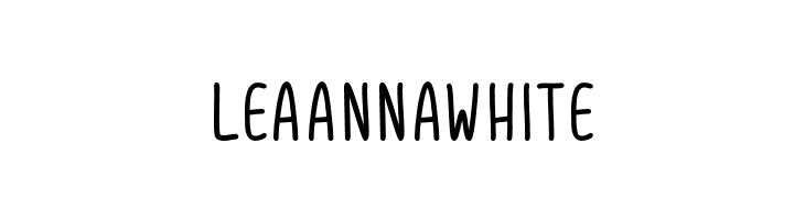 LEAANNAWHITE ACWanita Font
