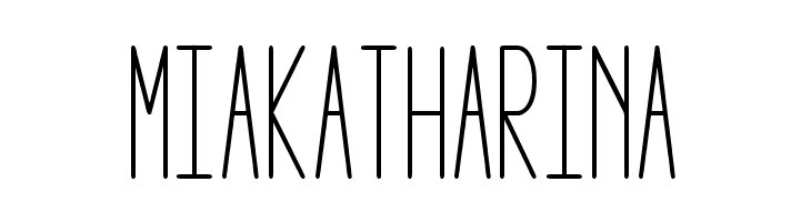 MIAKATHARINA Aeg Flyon Now Font