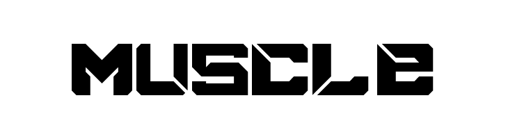 muscle BIGMACCA Regular Font