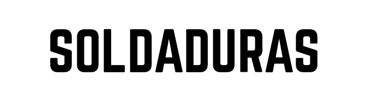 SOLDADURAS Norwester Font