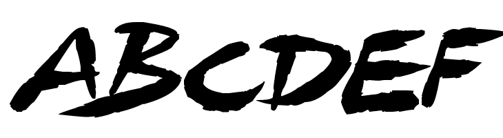 Speeding Brush  Free Fonts Download