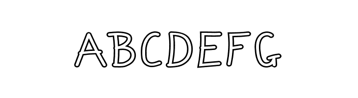 Zuey Handwriting Outlines  Free Fonts Download