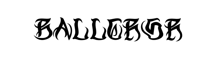 Black Ball Tattoo Personal Use  Free Fonts Download