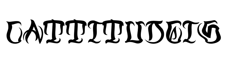 Black Ball Tattoo Personal Use  Free Fonts Download