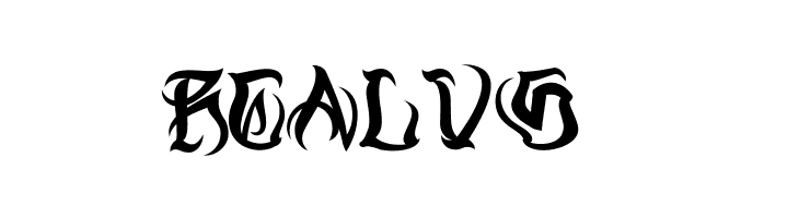 Black Ball Tattoo Personal Use  Free Fonts Download