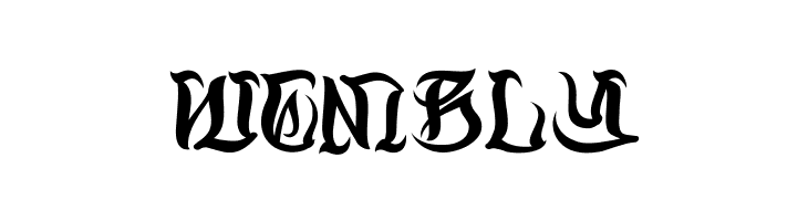 Black Ball Tattoo Personal Use  Free Fonts Download