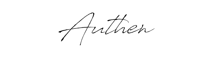 Authen AntroVectra Font