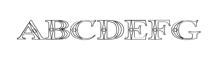 Occoluchi Outline  Free Fonts Download
