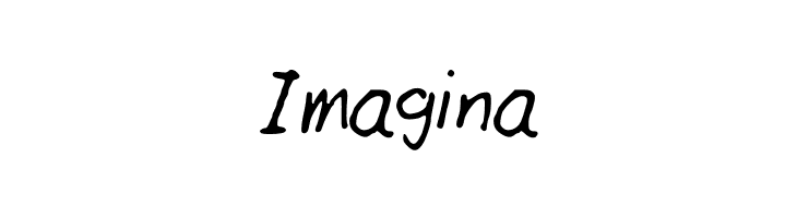 Imagina WilliamsHandNeat Font