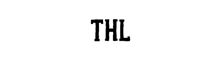 THL Hood Brothers Font
