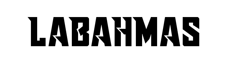 LABAHMAS Raider Crusader Straight Font