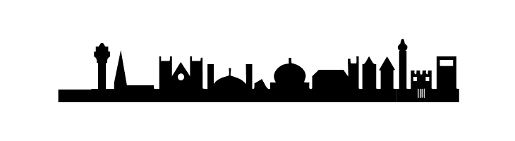 Cityscape!"  Free Fonts Download