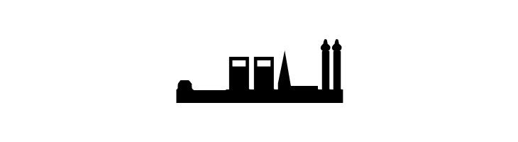 Cityscape!"  Free Fonts Download