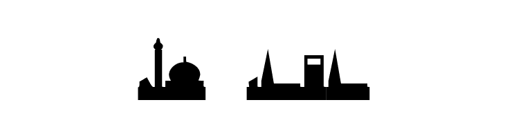 Cityscape!"  Free Fonts Download