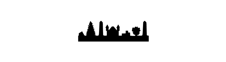 Cityscape!"  Free Fonts Download