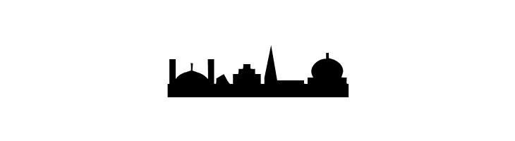Cityscape!"  Free Fonts Download