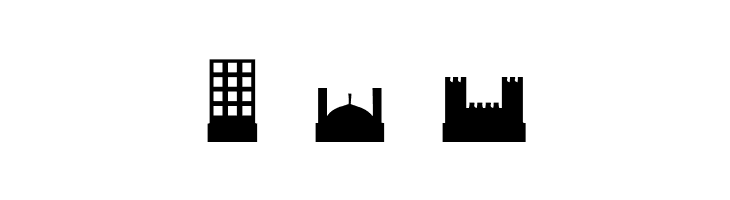 Cityscape!"  Free Fonts Download