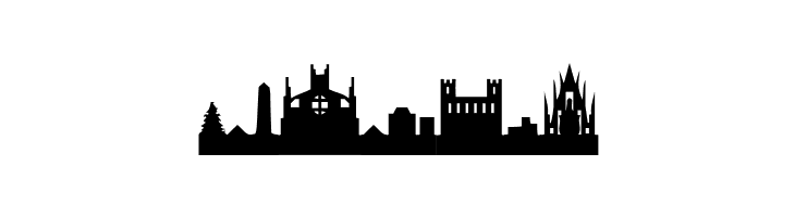 Cityscape!"  Free Fonts Download