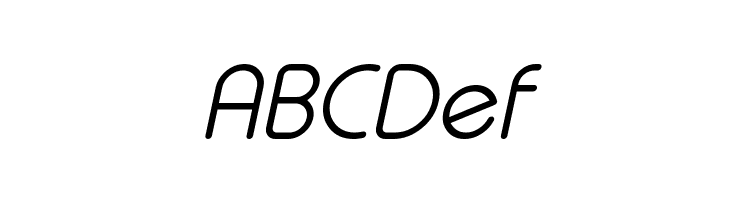 Typo Round Light Italic Demo  Free Fonts Download