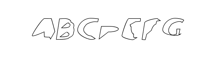 Ampere Outline Italic  Free Fonts Download