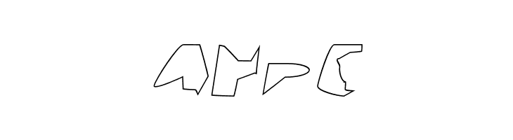 Ampere Outline Italic  Free Fonts Download