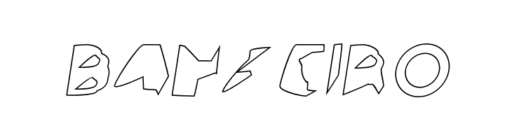 Ampere Outline Italic  Free Fonts Download