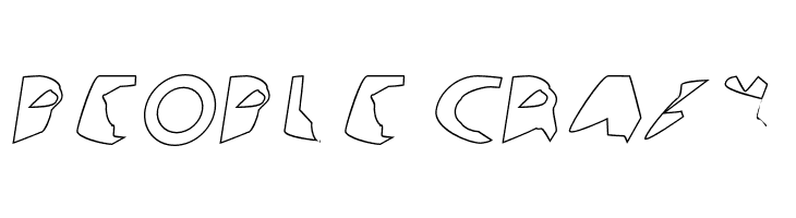 Ampere Outline Italic  Free Fonts Download