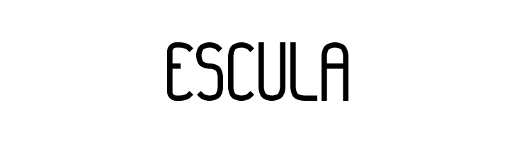 ESCULA 36 days ago BRK Font