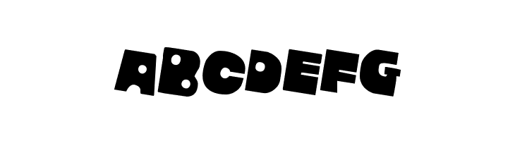 Zounderkite Rotated 2  Free Fonts Download