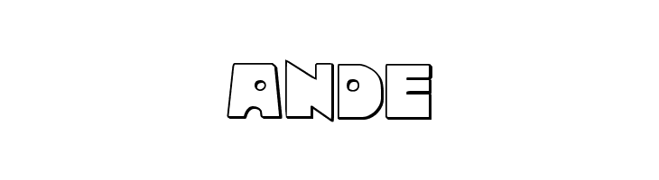 Zounderkite Outline  Free Fonts Download