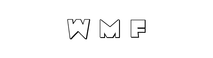 Zounderkite Outline  Free Fonts Download