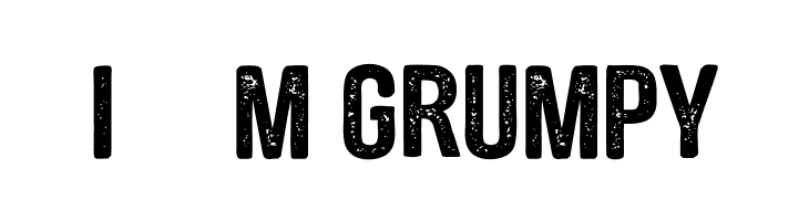 I%2527M%2BGRUMPY CF Brothers in Arms PERSONAL Regular Font