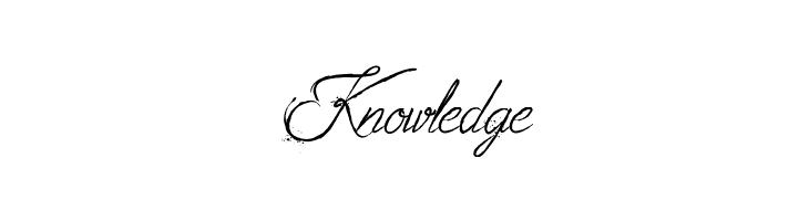 Knowledge The Fabulous Orchestra Font