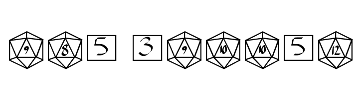 GamingDice  Free Fonts Download