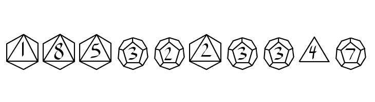 GamingDice  Free Fonts Download