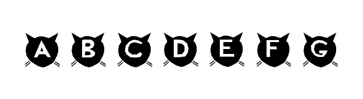 cats-MEOW  Free Fonts Download