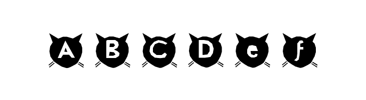 cats-MEOW  Free Fonts Download